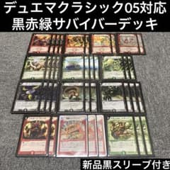デュエマクラシック05 黒赤緑サバイバーデッキ 40枚 - メルカリ