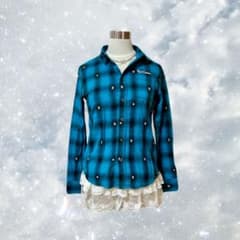 y2k】00s チェックシャツ 平成ギャル マクブリング フェアリーグランジ