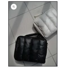 calin】 カラン キルティング マザーズ ポーチ バッグ ブラック - メルカリ