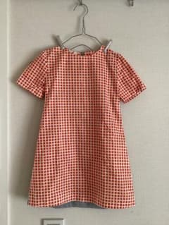 MARNI マルニ キッズ ワンピース チェック オレンジ 4歳 100 - メルカリ