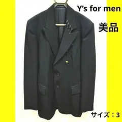2026年最新】Y's for men カラー：ブラック系 テーラードジャケットの