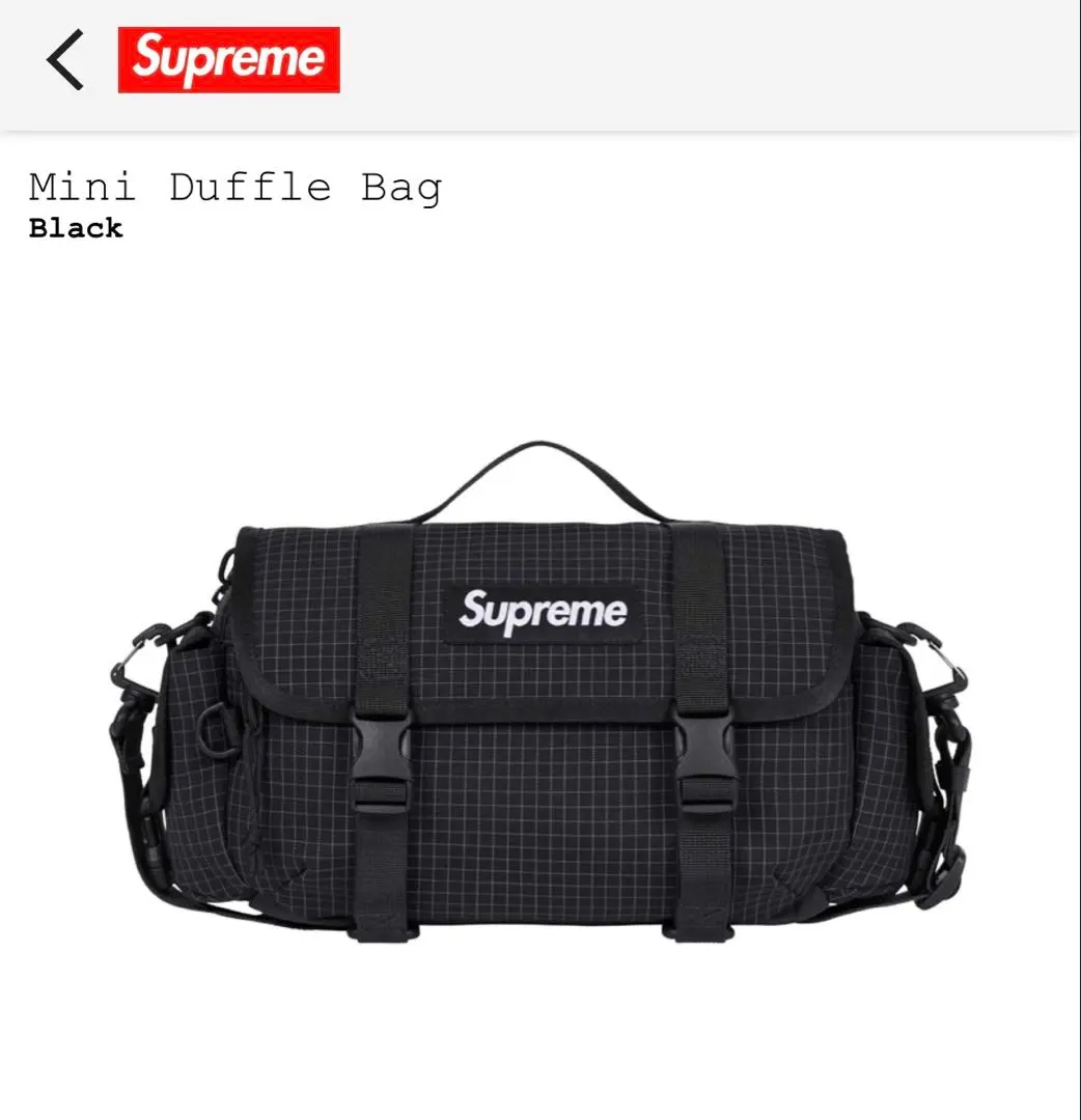 2026年最新】Supreme 24ss mini duffle bagの人気アイテム - メルカリ