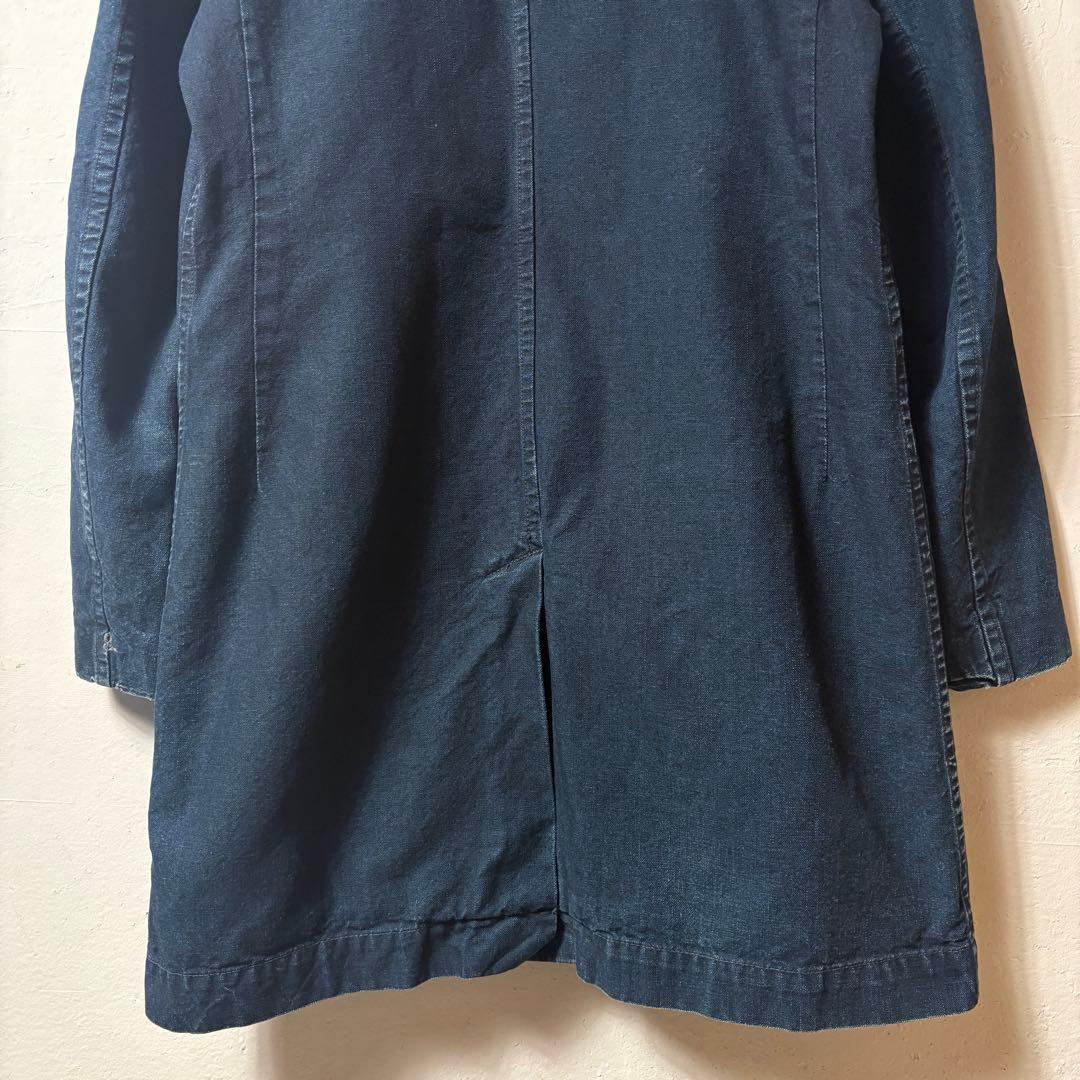 45R インディゴ デニムコート コーデュロイ襟 サイズ2古着 - メルカリ
