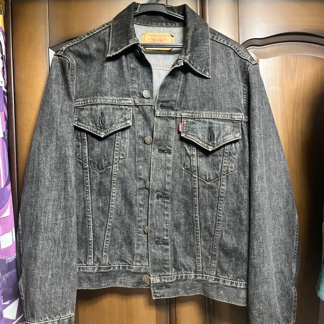 希少 90s Levi's 70505 先染め 3rdブラックデニムジャケット - メルカリ