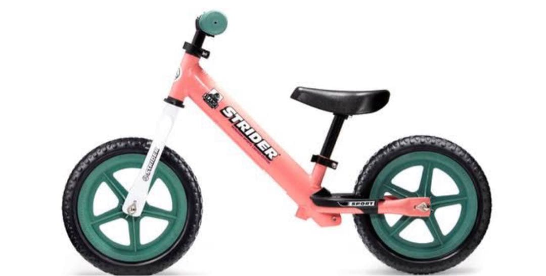 STRIDER バランスバイク 12インチ ピンク/グリーン STRIDER バランスバイク 12インチ 日本正規品 ピンク｜Yahoo!フリマ