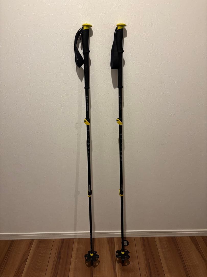  調整可能スキー用ストック　100〜140cm SCOTT（スコット） スキーポール PROGUIDE SRS 伸縮式 105-140cm