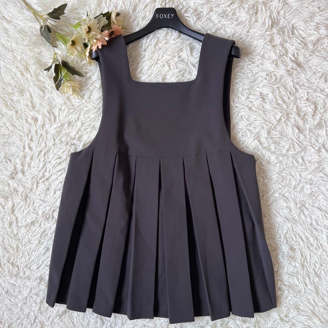 ENFOLD エンフォルド PLEATS TWO-WAY VEST グレー ENFOLD - 2024SS エンフォルド ENFOLD PLEATS TWO－WAY VEST プリーツ