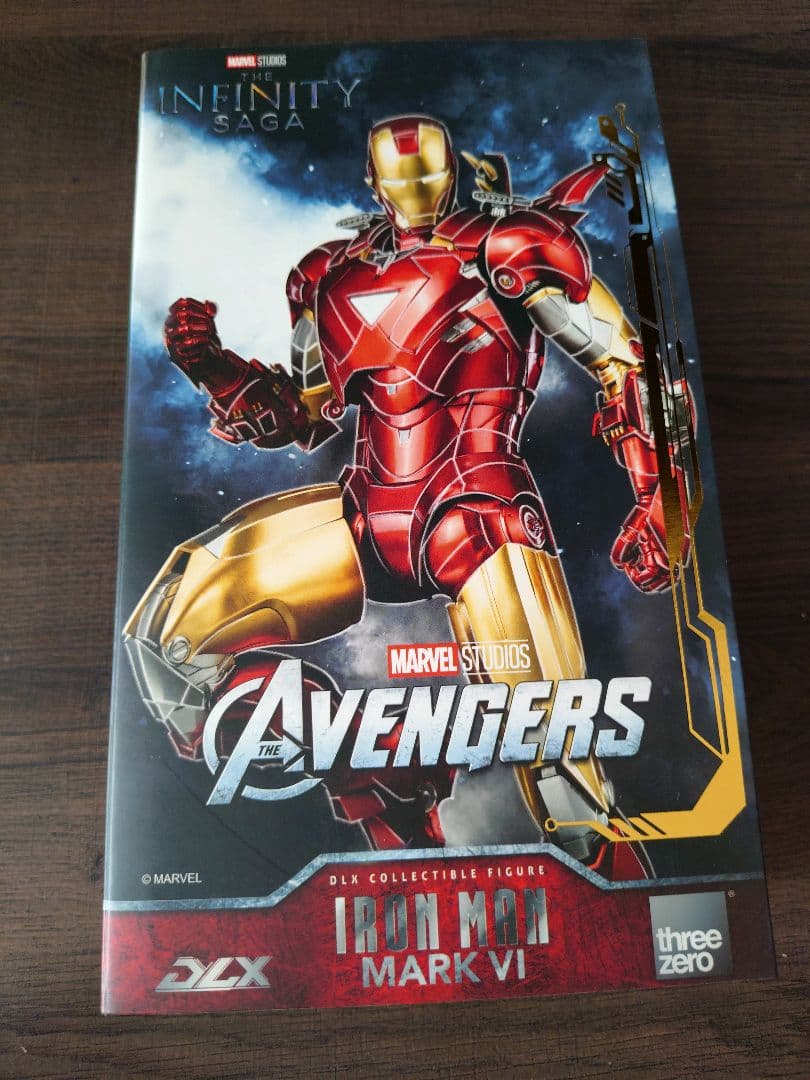【未開封】Threezero アイアンマンマーク6 Marvel Studios: The Infinity SagaDLX Iron Man Mark 6 (Battle