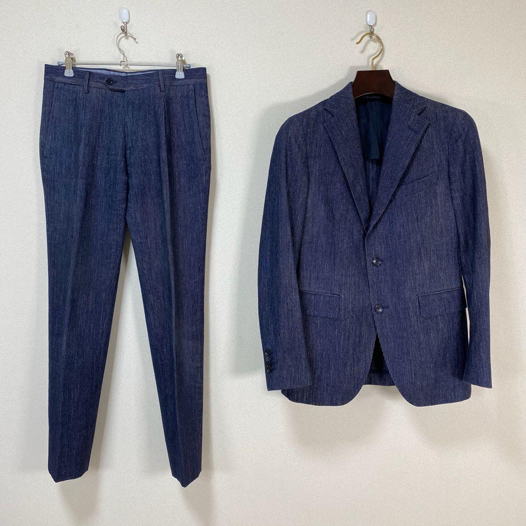 タリアトーレ ブリッラペルイルグスト別注 セットアップスーツ ネイビー　42 タリアトーレ ブリッラペルイルグスト別注 セットアップスーツ