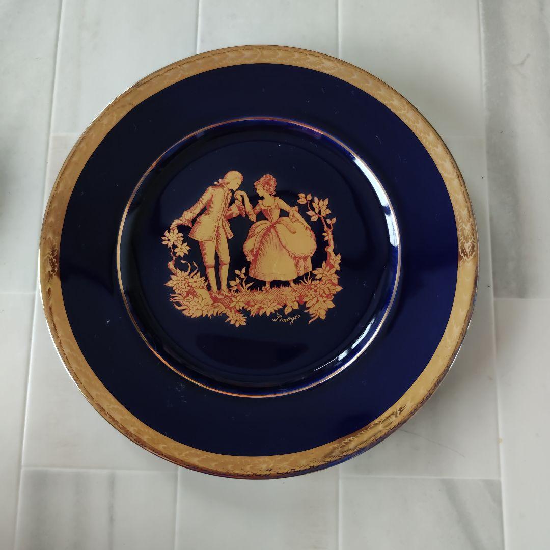 Limoges リモージュ24.5cm 飾り皿 金彩 - メルカリ