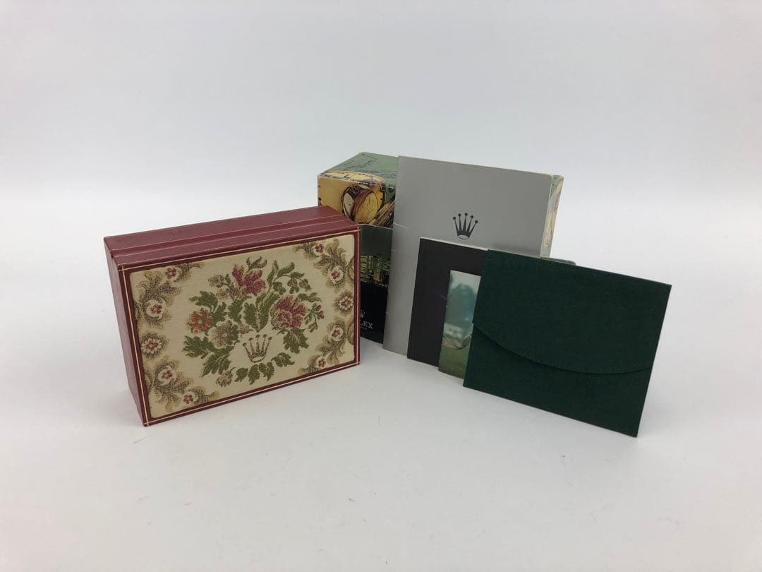 メ*ク様 ロレックス　空き箱　外箱　内側　小冊子　取説　保存袋 楽天市場】ROLEX ロレックス 新型 箱 保存箱 空箱 外箱 内箱 グリーン