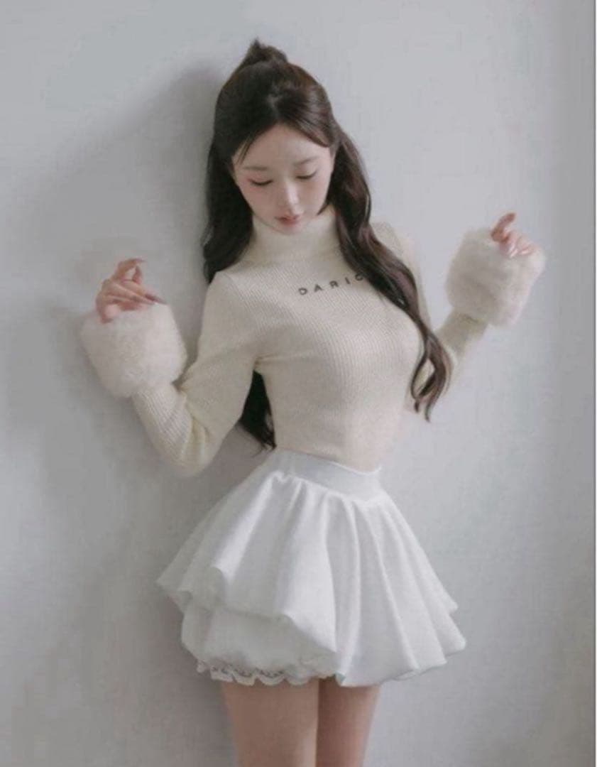 スムースファーリブニットトップス Darich 完売品 スムースファーリブニットトップス – Darich (ダーリッチ)