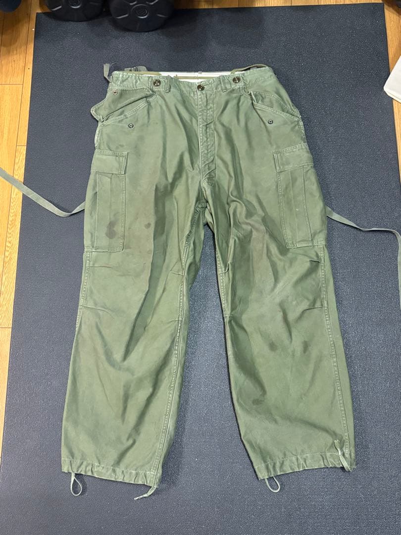 50's M-51 アメリカ軍US ARMYフィールドパンツ ヴィンテージ 実物 新品 50s 実物 米軍 M-51 モディファイド フィールドパンツ 実寸W47