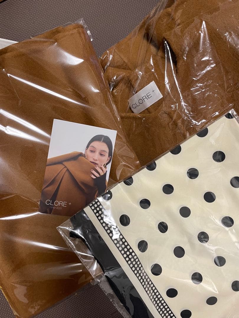 新品CLORE＋クロレ カシミアブレンドストールコート - メルカリ