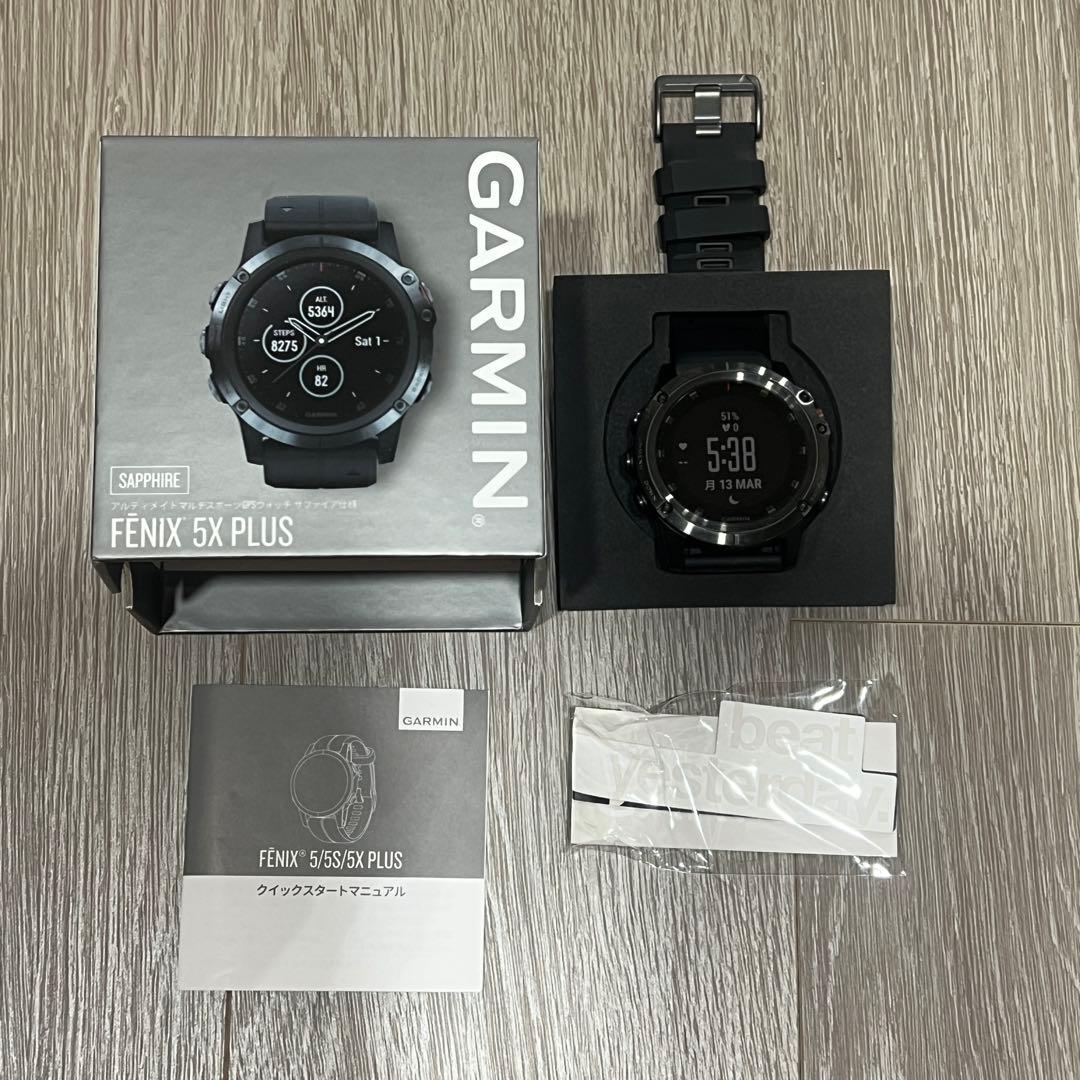 【バンド新品】GARMIN FENIX 5X PLUS サファイア Garmin fēnix® 5X Plus | Multisport GPS Watch