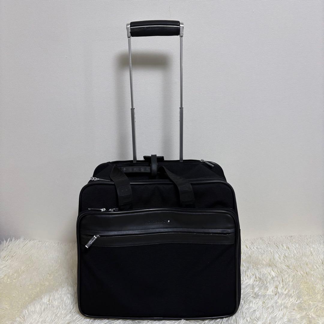 montblanc モンブラン トロリーバッグ モンブランから、よりコンパクトな新作トローリー登場！【干場も愛用の