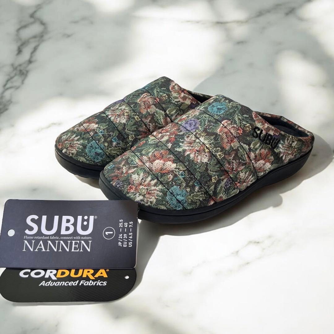 スブ NANNEN 難燃 SN-072 花柄 ボタニカル 収納袋付き サンダル - メルカリ