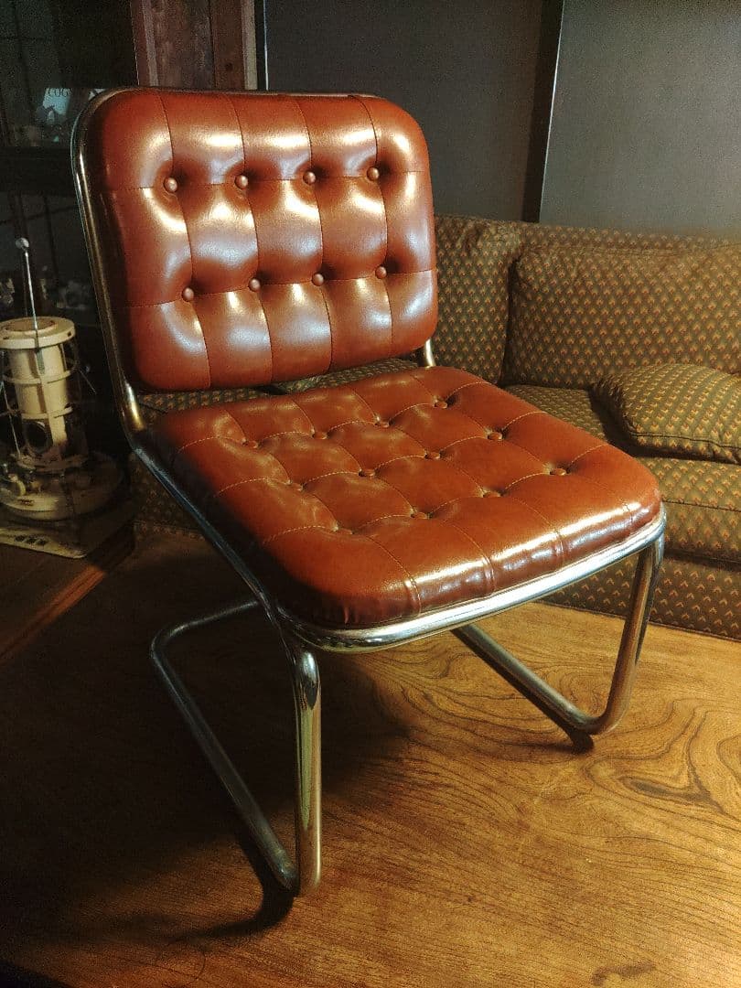 交通事故の痛み様　２脚　チェスカチェア　カンチレバー　マルセルブロイヤー　リプロ 交通事故の痛み様 2脚 チェスカチェア カンチレバー マルセル