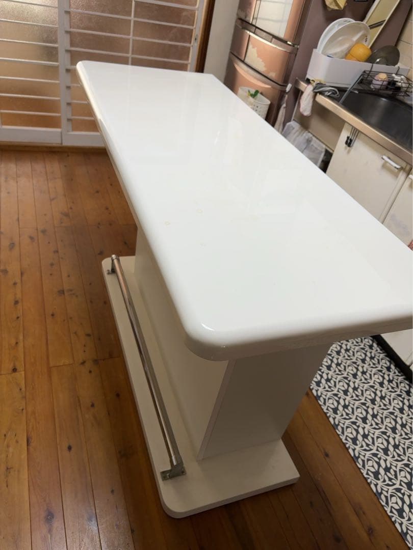 最終値下げ⁉️バーカウンター バーカウンター キッチンカウンター 食器棚 90幅 半完成品 おしゃれ