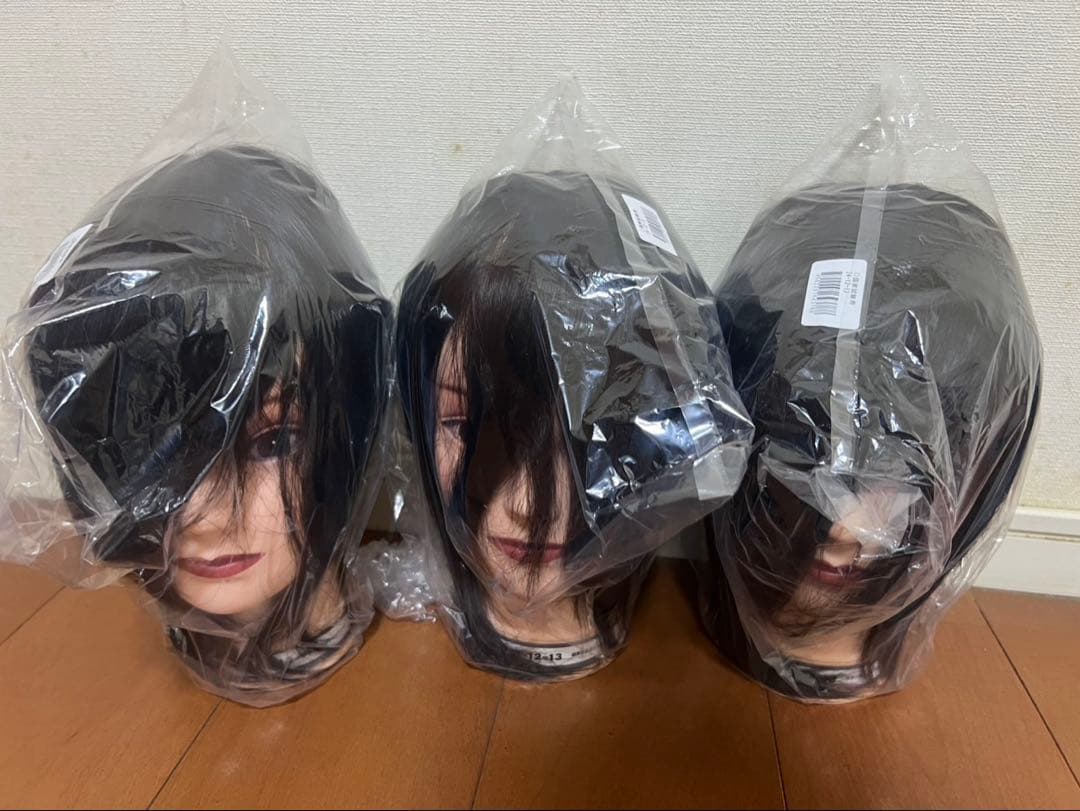 美容師国家試験 実技試験用ウィッグ 3体 - メルカリ
