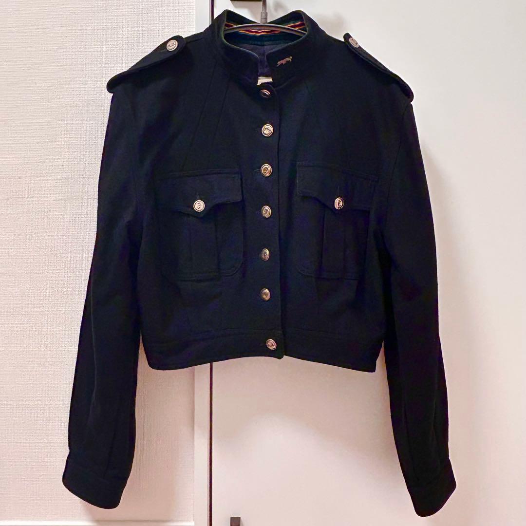 KRIZIA JEA ショート丈　ジャケット　古着　ミリタリー MILITARY（ミリタリー） 実物 USED スウェーデン軍 AIR FORCE ショート