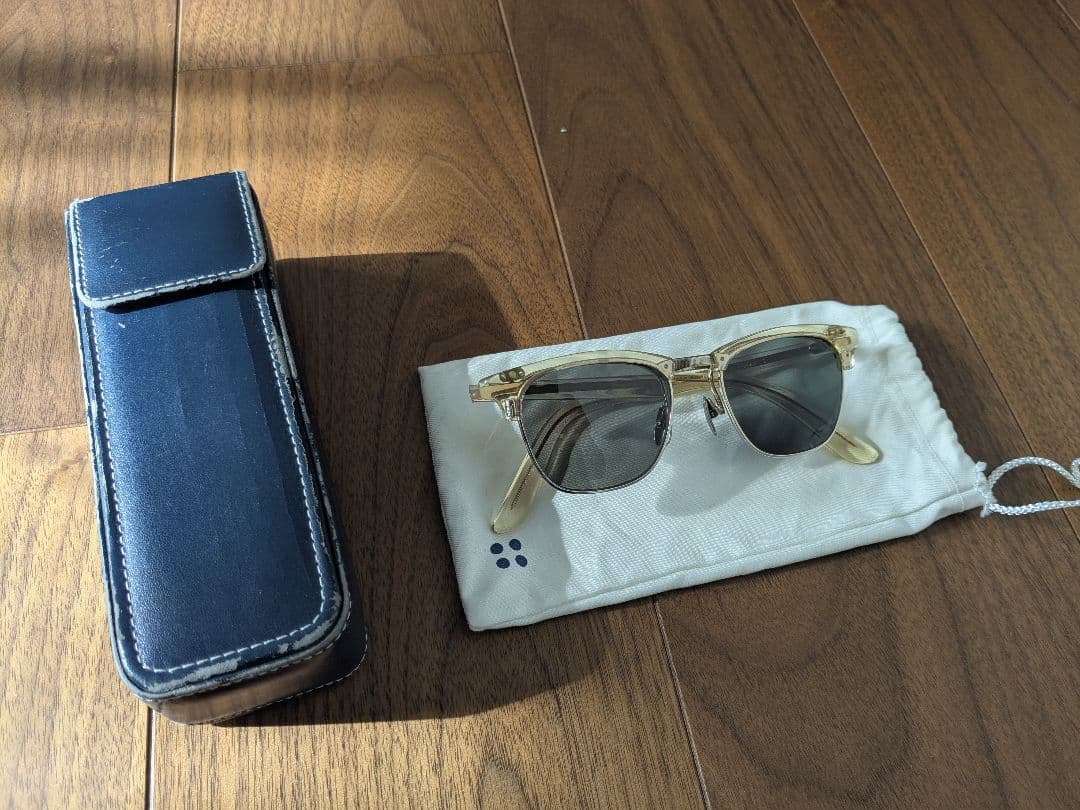 【正規・美品】YELLOWS PLUS 跳ね上げサングラス JOHN C445 YELLOWS PLUS 跳ね上げ式サングラス JOHN通販 C445 正規取扱