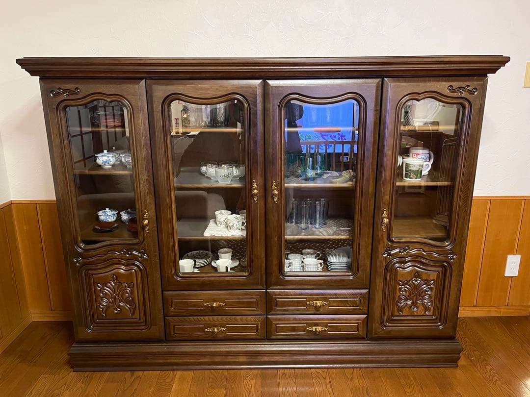 クラシック 木製サイドボード 北海道 工芸品 楽天市場】サイドボード リビングボード 収納家具 組子 枡格子 北欧