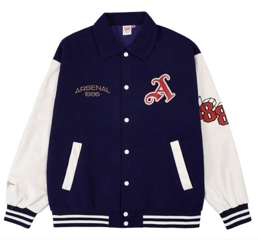 アーセナル スタジャン ネイビー Lサイズ アーセナル スタジャン ネイビー XLサイズ - メルカリ