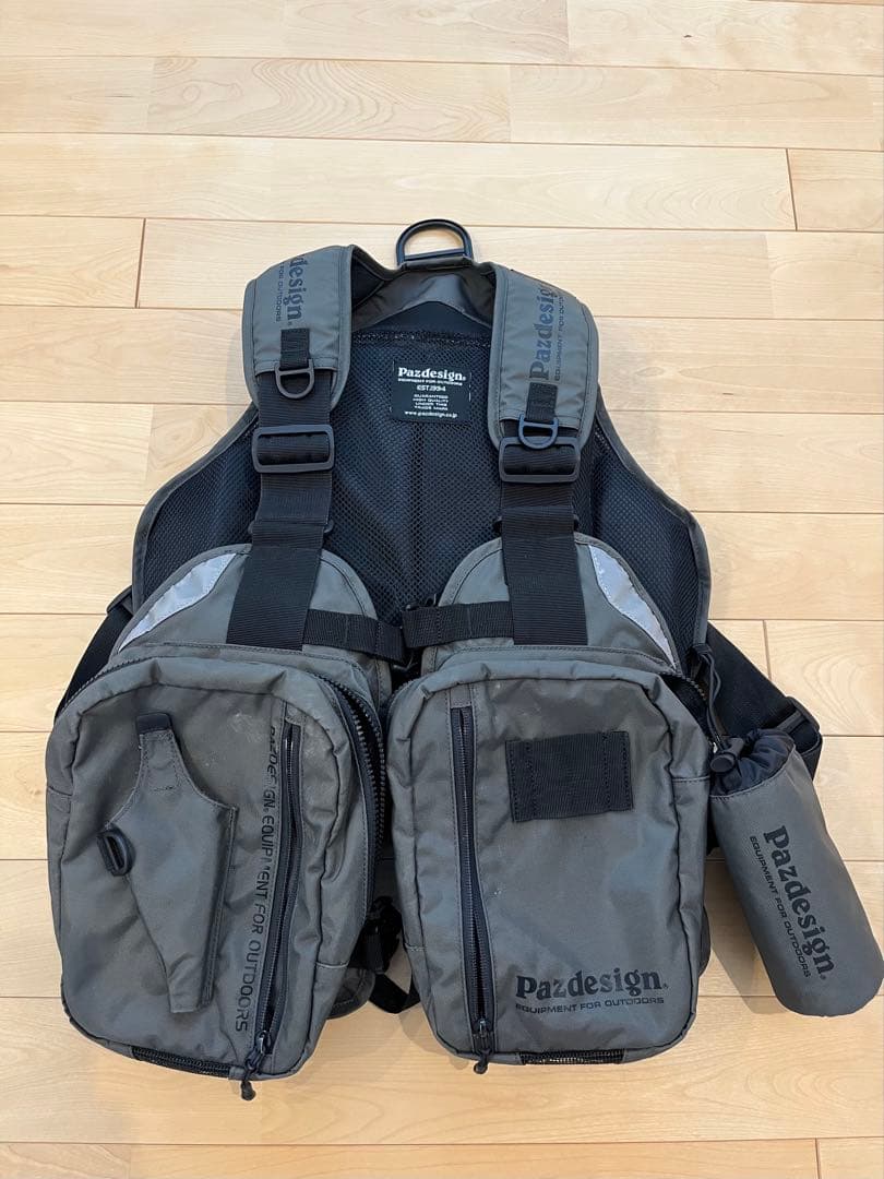 Pazdesign パズデザイン　マルチゲームベスト　ガンメタブラック Pazdesign | PRODUCTS | VEST SLV-027