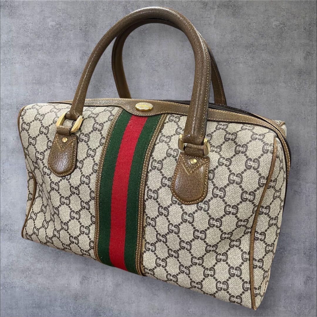 オールドグッチ ミニボストンバッグ GGスプリーム シェリーライン GUCCI オールドグッチ シェリーライン ミニボストンバッグの買取実績 | 買取
