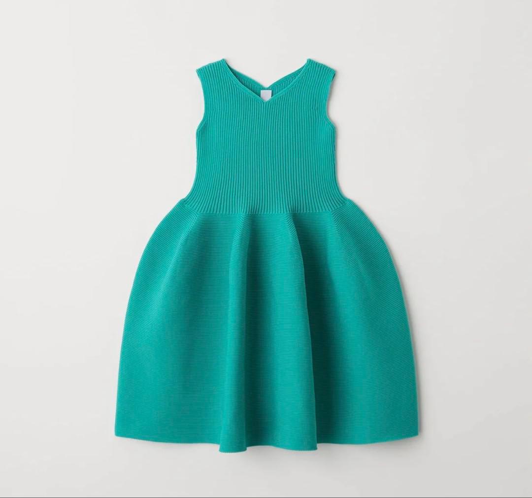 【*】様 CFCL POTTERY KID DRESS 1シーエフシーエル POTTERY KID SHORT BELL SLEEVE FLARE DRESS