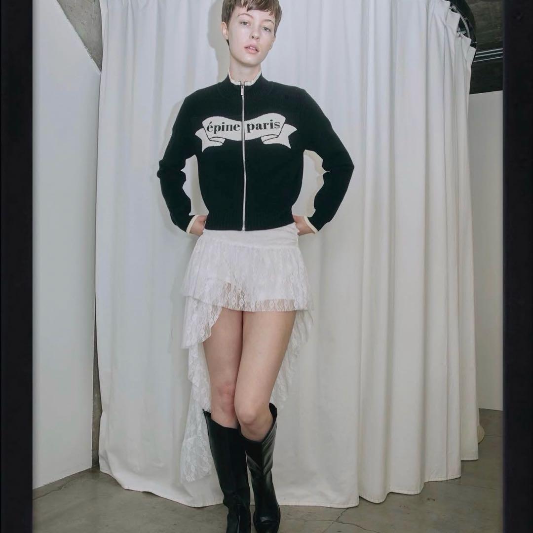 épine epine épine paris ribbon zip knit ÉPINE PARIS big knit | épine