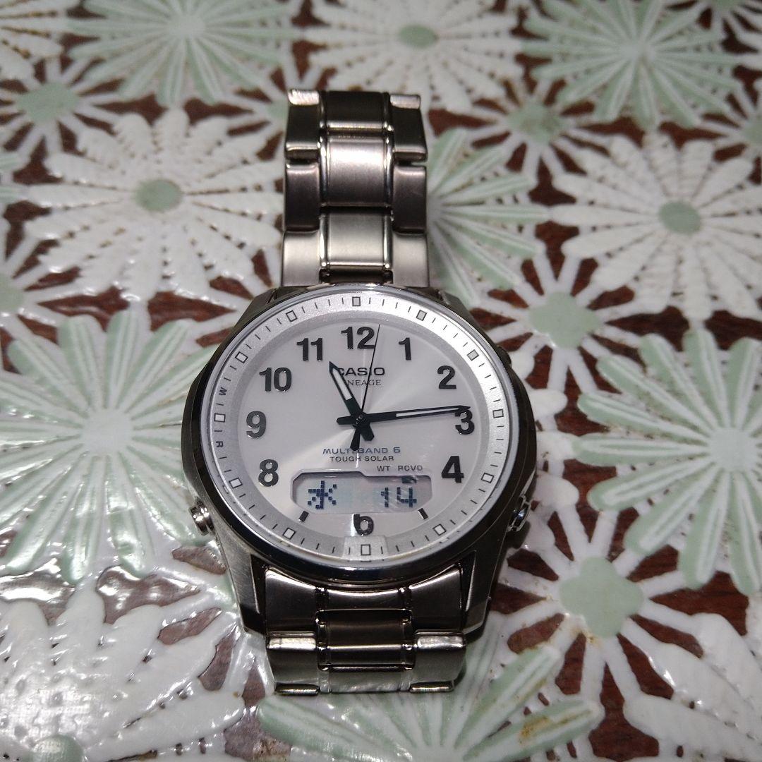極美品　サファイアガラス　軽量チタン　カシオ LCW-M100TSE-7A2JF 極美品 サファイアガラス 軽量チタン カシオ LCW-M100TSE-7A2JF - メルカリ
