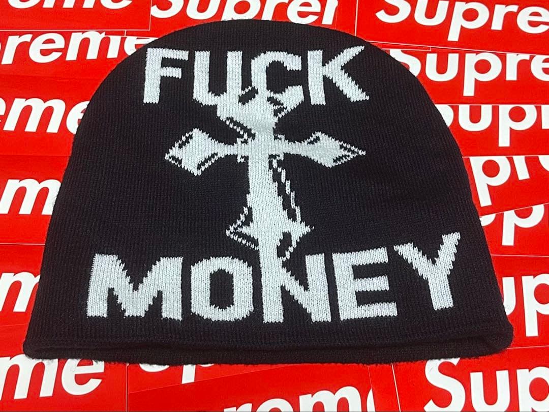 Supreme fuck money beanie ビーニー Supreme☆ファックマネービーニー☆Fuck Money Beanie (Supreme/ニット
