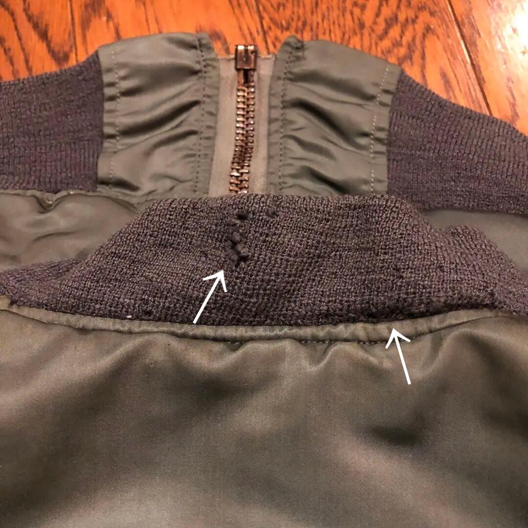 ☆縦ステッチ70s Eタイプ GREENBRIER製 MA-1 /サイズX-L - メルカリ