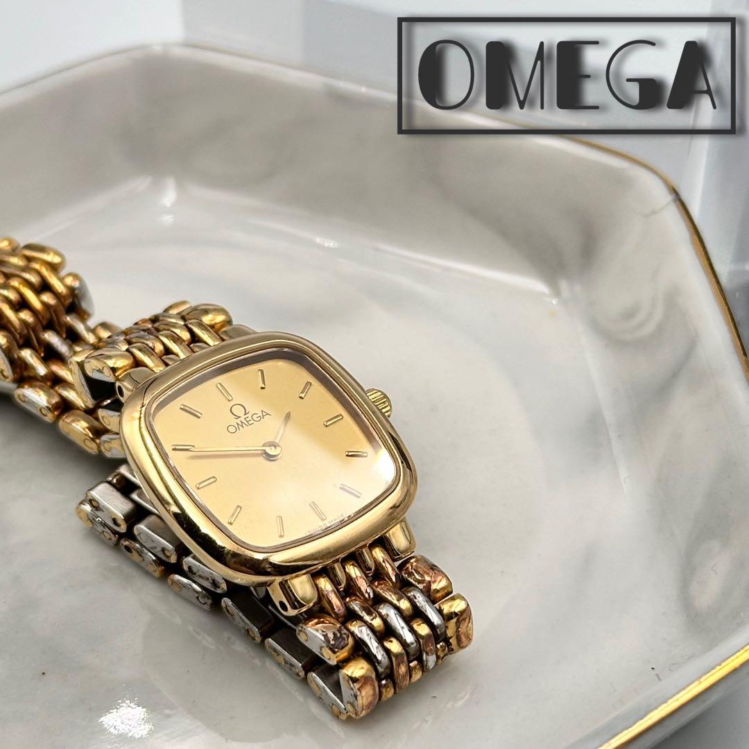 良品 OMEGA オメガ DeVille デビル スクエア ゴールド 232 - メルカリ