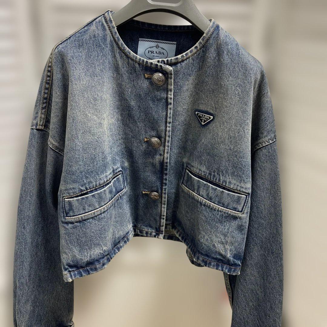 プラダ　デニムジャケット　36 1回着用！ PRADA（プラダ） | デニムジャケットの古着・中古通販 | 【公式