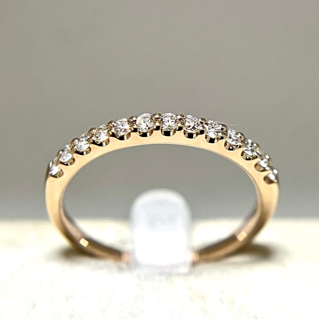 ヴァンドーム青山 K18 ピンクゴールド ハーフエタニティ ダイヤモンド