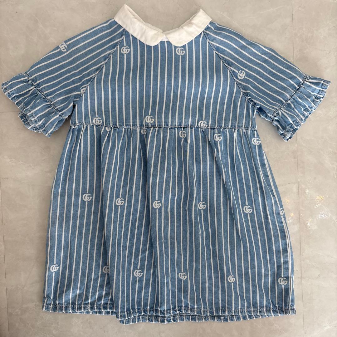 最終お値下げ！GUCCI ストライプ柄 ワンピース 最終お値下げ！GUCCI ストライプ柄 ワンピース 値下げしました!【美品