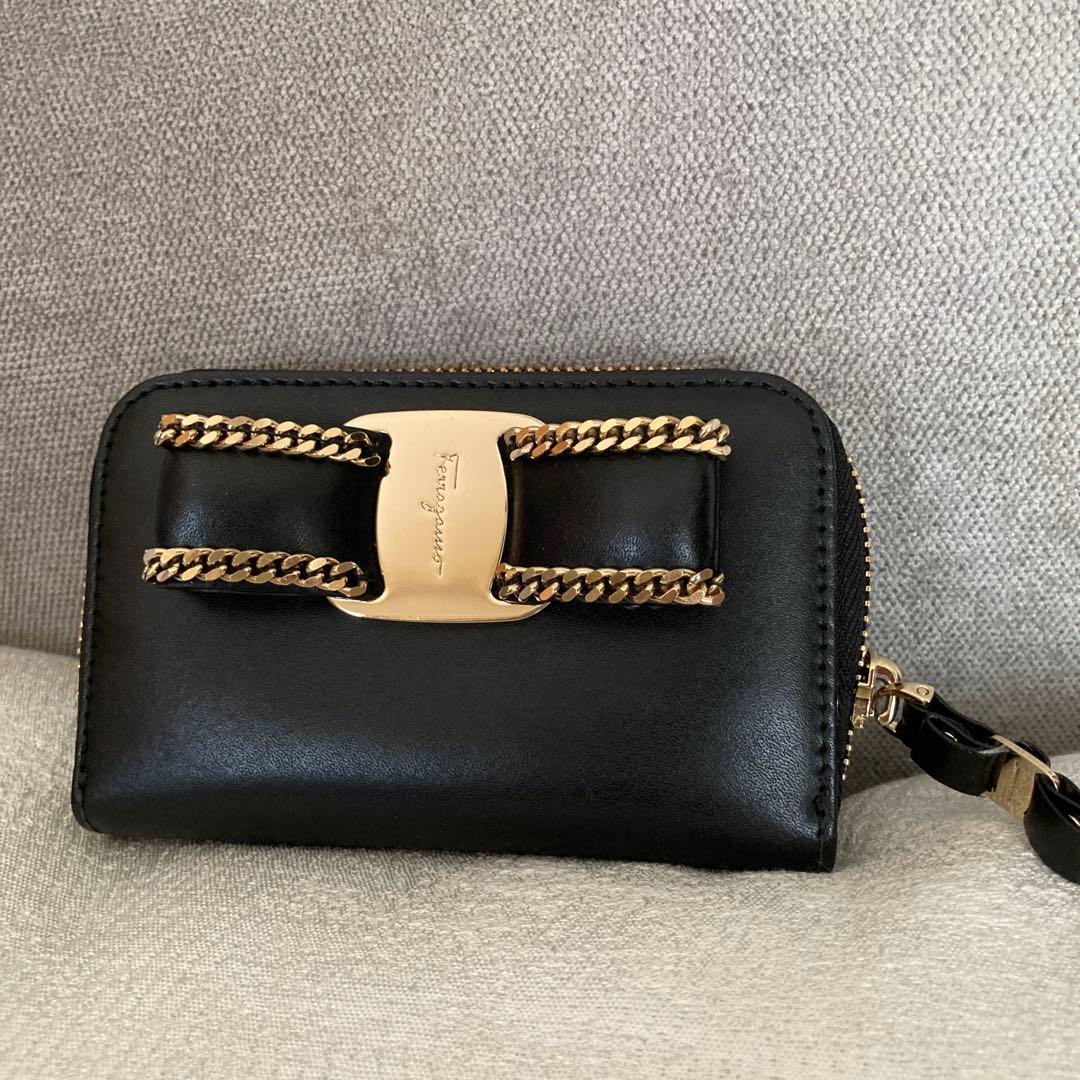 フェラガモ　ケース　カード入れ フェラガモ Ferragamo カードケース 名刺入れ 661077 758016 メンズ