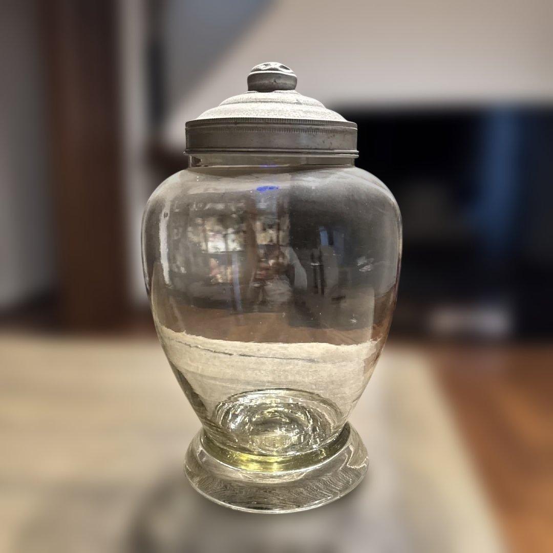 飴瓶　あめ瓶　地球瓶　駄菓子屋　ヴィンテージ　ガラス瓶 縦30cm 飴瓶 あめ瓶 地球瓶 駄菓子屋 ヴィンテージ ガラス瓶 縦30cm