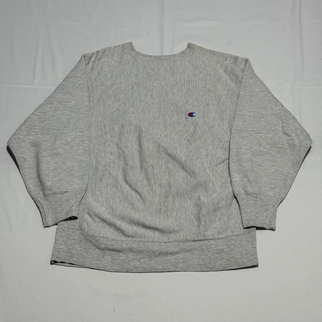 r*s様 80s XL Champion リバースウィーブ グレー 目あり USA製 80s Champion Reverse Weave Sweatshirt 灰 XL チャンピオン