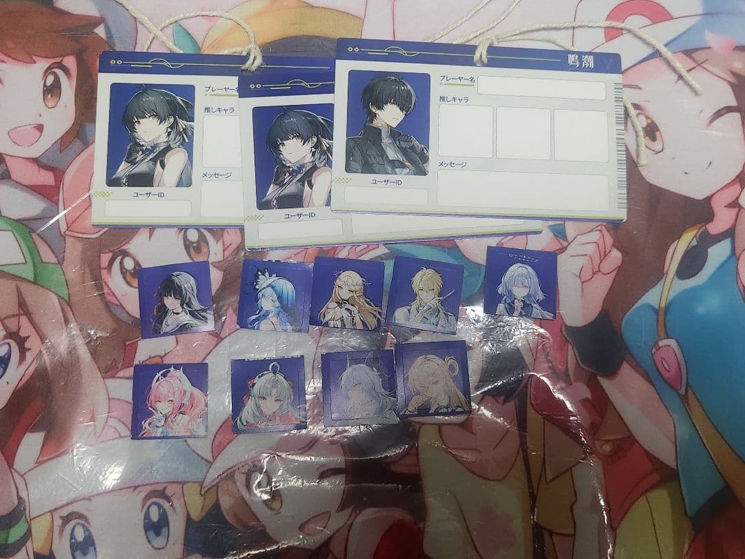 鳴潮 メッセージカード　シール　まとめ売り 鳴潮 ミニキャラ シールセット（6種類） - HAKUTEA