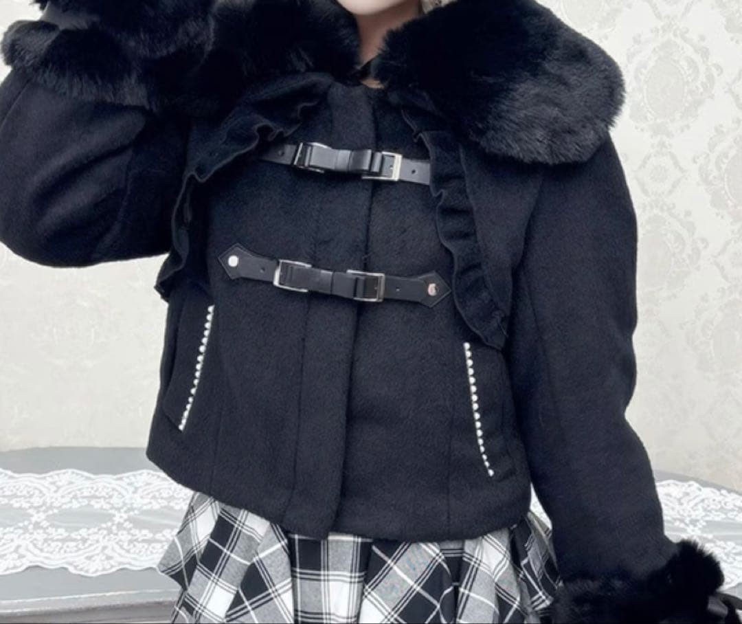 MARS 地雷 ショートコート ブラック MARS 地雷 ショートコート ブラック MARS セーラーショートコート