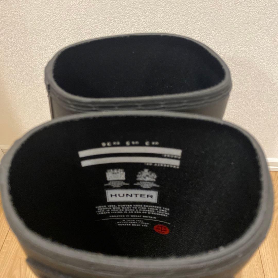 断捨離中♡様専用】HUNTER ブラック長靴 EU36 サイズ22〜22.5