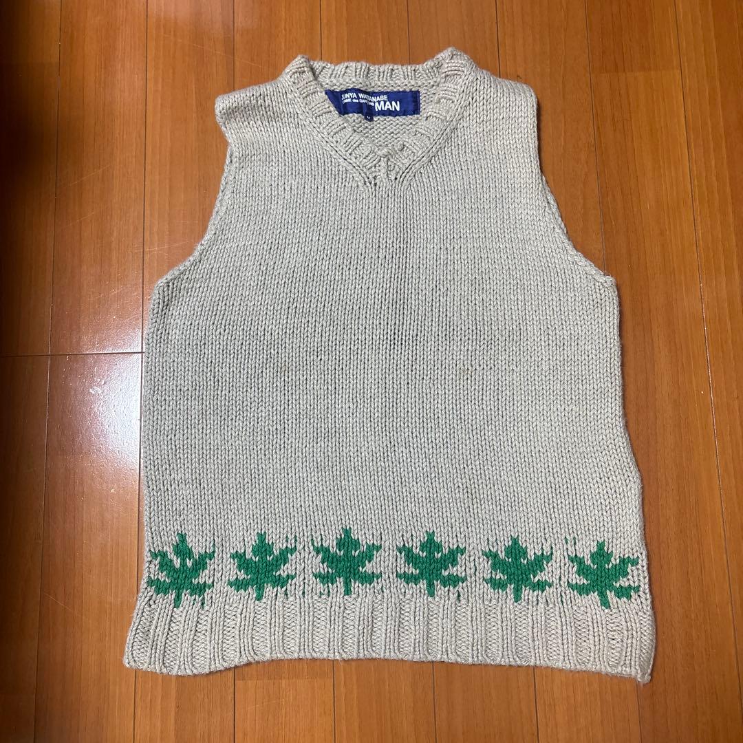 コムデギャルソン　ジュンヤワタナベ　ニットベスト　M 中古・古着通販】JUNYA WATANABE COMME des GARCONS (ジュンヤワタナベ