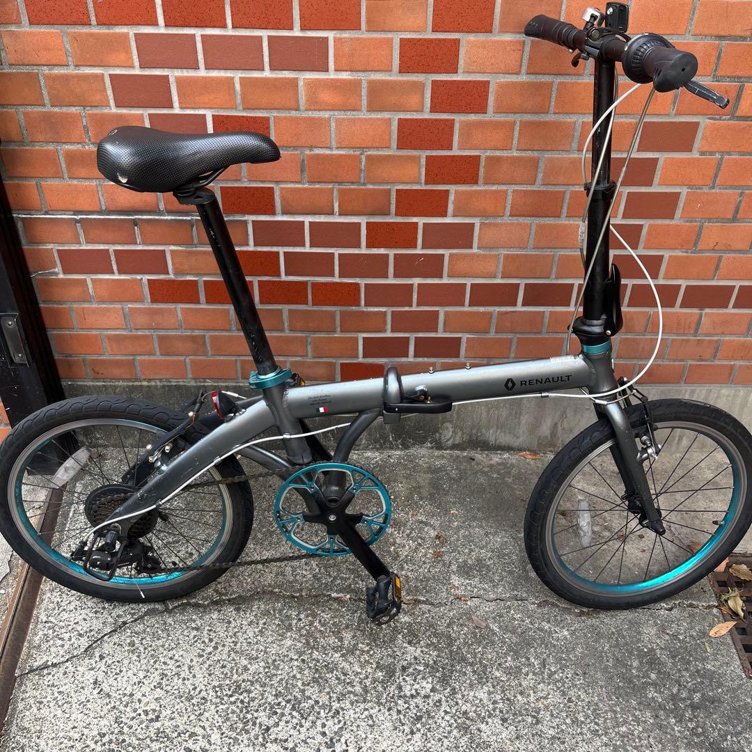 RENAULT 折りたたみ自転車 グレー 折りたたみ自転車入荷のお知らせです。 / リサイクルショップ三喜