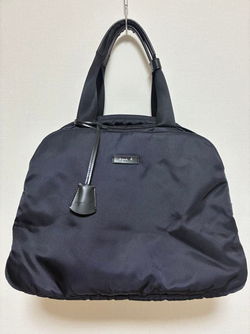【美品】アニエスベー　ボストンバッグ agnes b.（アニエスベー） ボストンバッグ ナイロン 2way スモール