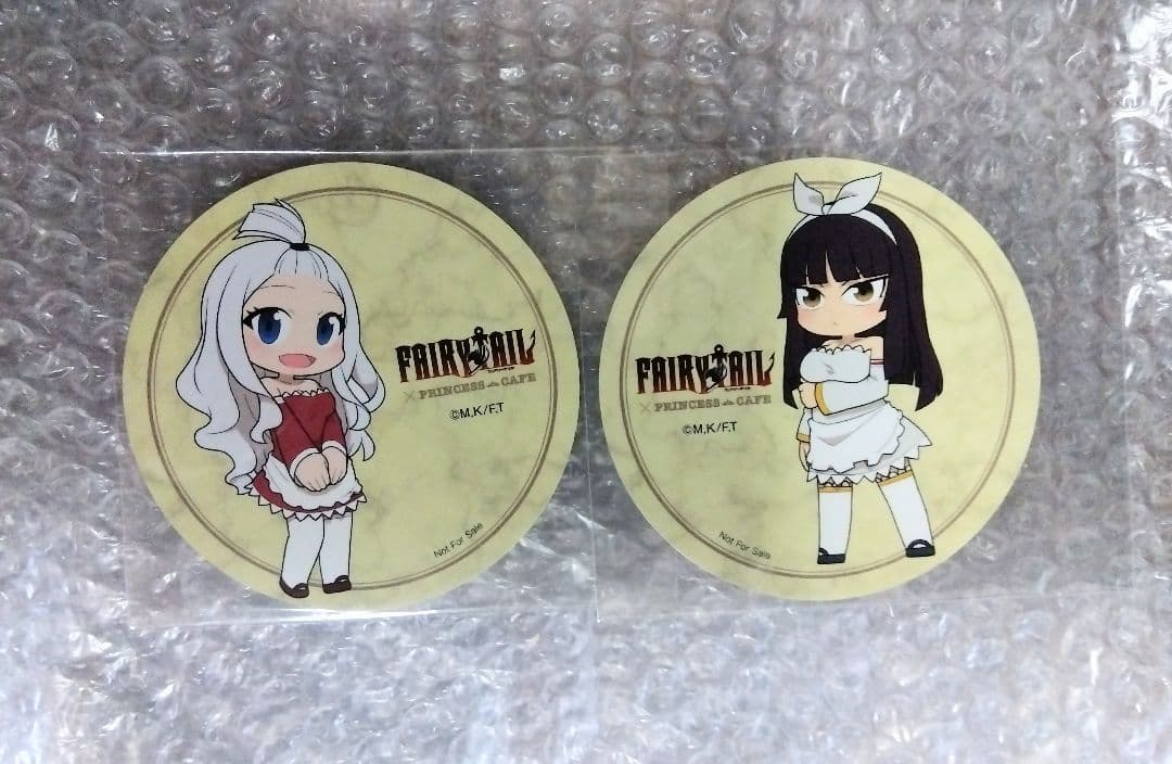 フェアリーテイル プリンセスカフェ コースター ミラ、カグラセット