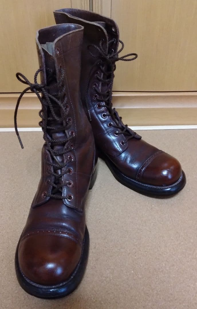 【WW2 米軍実物】空挺部隊ジャンプブーツ コーコラン社製 バーガンディ WW2 米軍実物】空挺部隊ジャンプブーツ コーコラン社製 バーガンディ